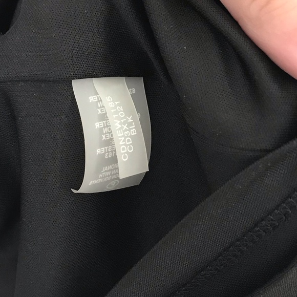 Calvin Klein Black Cap Sleeve Side Ruched Dress - Picture 8 of 8